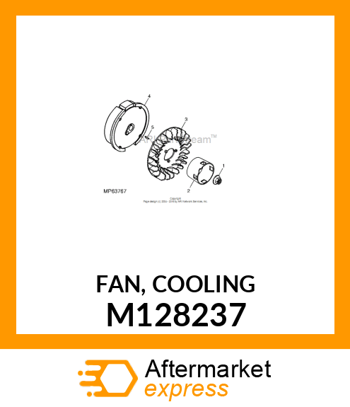 FAN, COOLING M128237