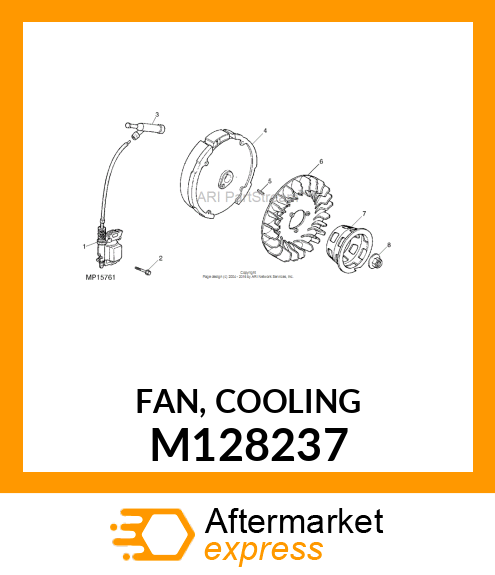 FAN, COOLING M128237