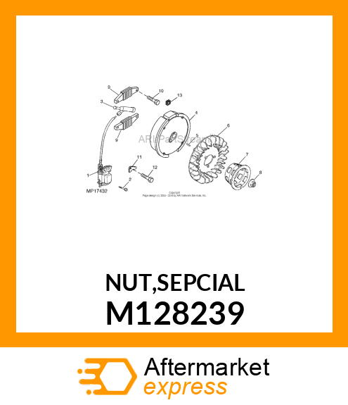 NUT,SEPCIAL M128239