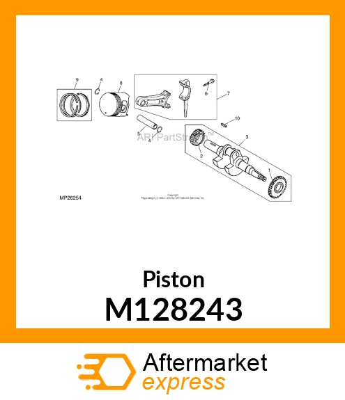 Piston M128243