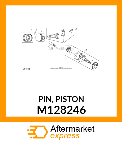 PIN, PISTON M128246