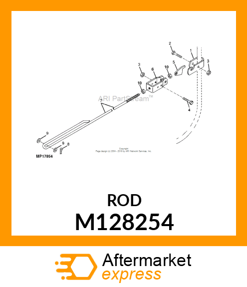 ROD, LIFT (42" BLADE) M128254