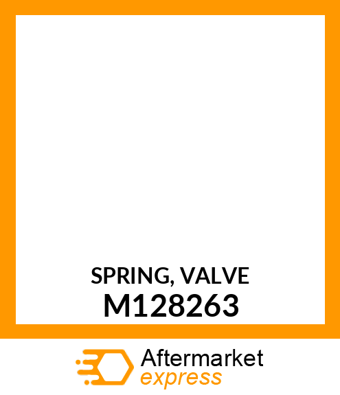 SPRING, VALVE M128263