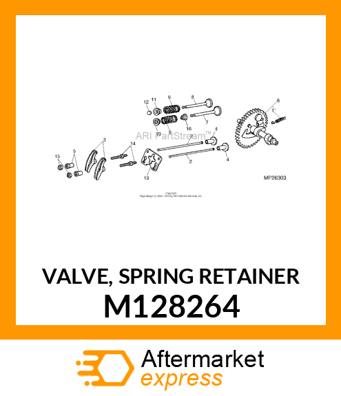 VALVE, SPRING RETAINER M128264