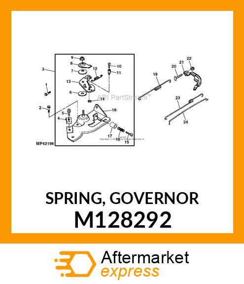 SPRING, GOVERNOR M128292