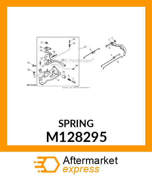 SPRING, LEVER M128295