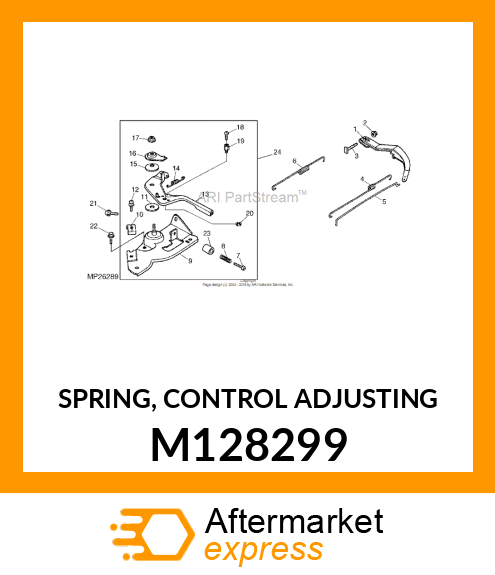 SPRING, CONTROL ADJUSTING M128299