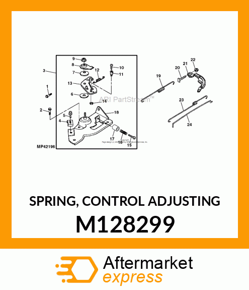 SPRING, CONTROL ADJUSTING M128299