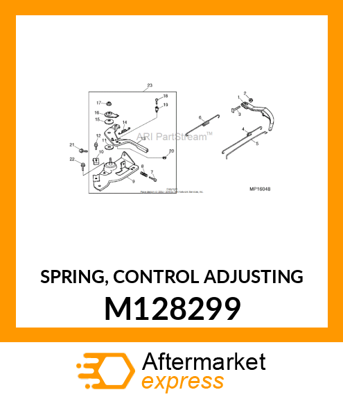 SPRING, CONTROL ADJUSTING M128299