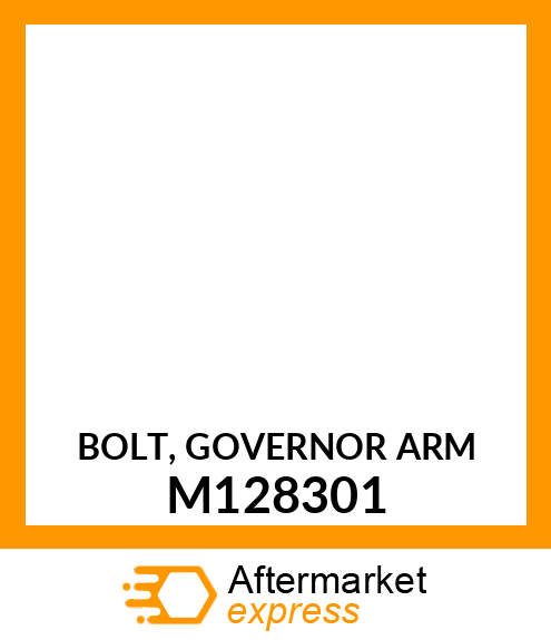 BOLT, GOVERNOR ARM M128301