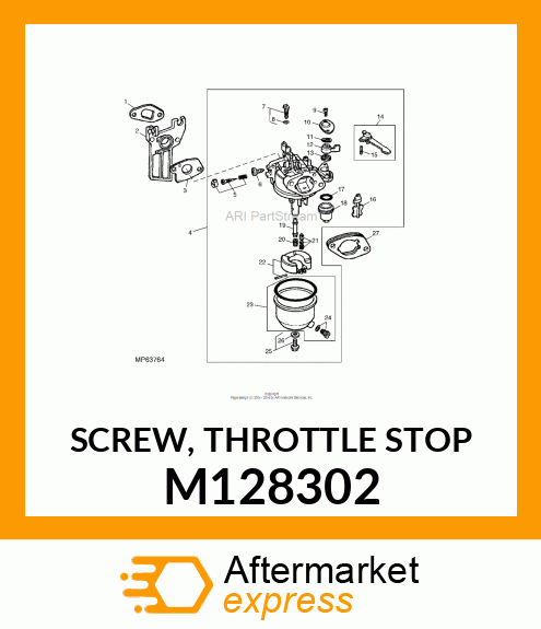 SCREW, THROTTLE STOP M128302