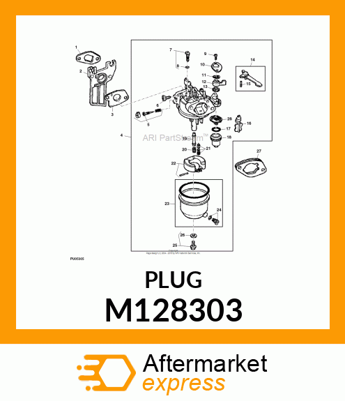 NOZZLE, MAIN M128303