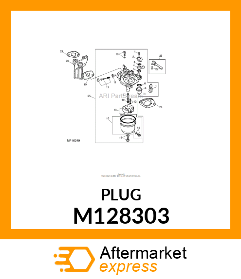 NOZZLE, MAIN M128303