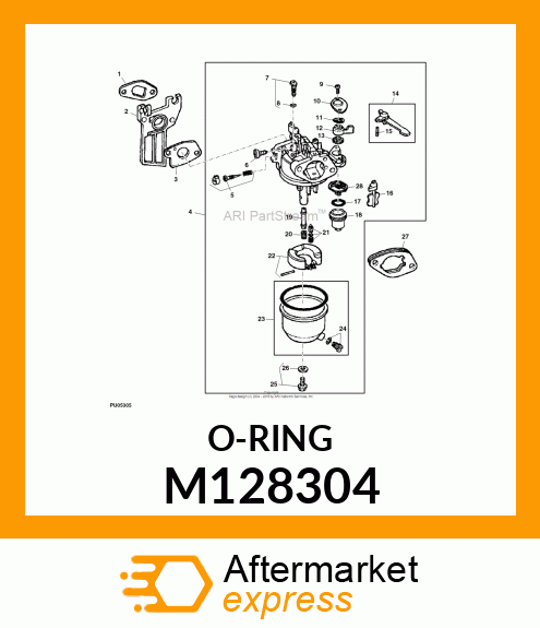 PACKING,FUEL STRNR CUP(INC.GASKET) M128304