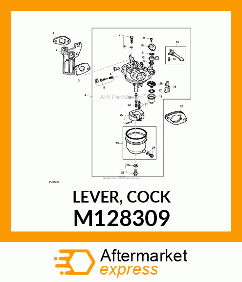 LEVER, COCK M128309