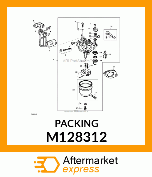 PACKING,FUEL COCK (INCLUDES GASKET) M128312