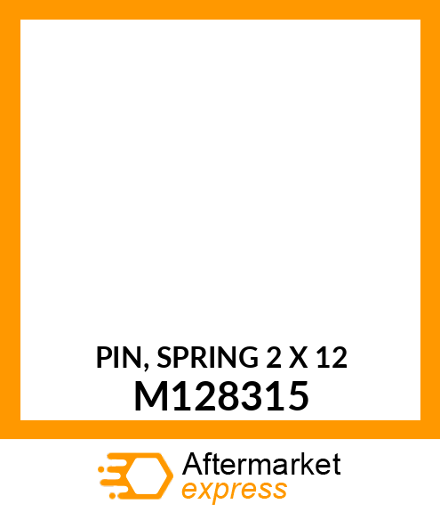 PIN, SPRING 2 X 12 M128315