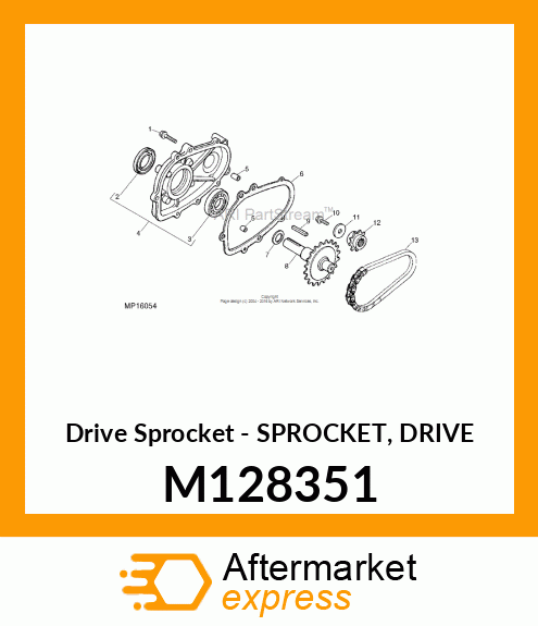 Drive Sprocket M128351