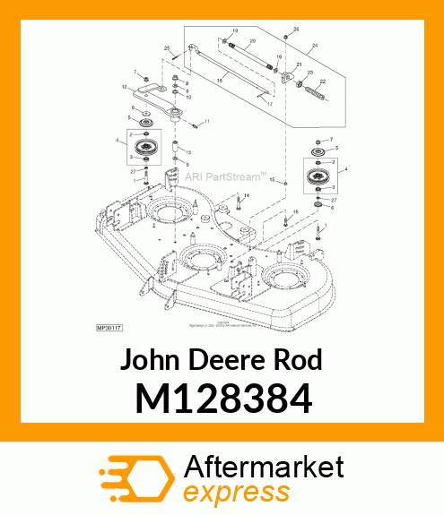 ROD, TENSIONER M128384