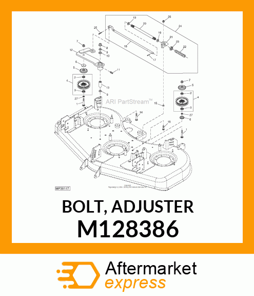 BOLT, ADJUSTER M128386