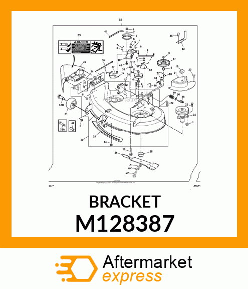 GUIDE, BELT 38" M128387