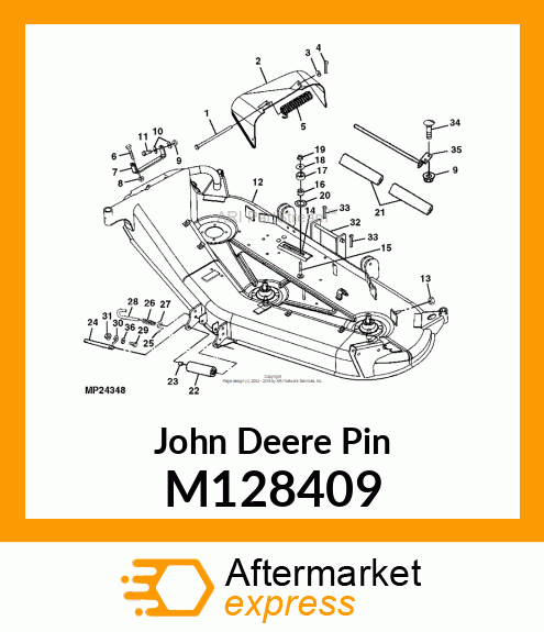 SHAFT, ROLLER M128409