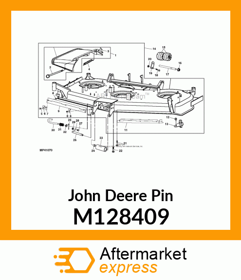 SHAFT, ROLLER M128409