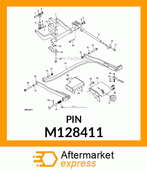 PIN, CYLINDER ROD M128411