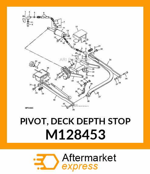 PIVOT, DECK DEPTH STOP M128453