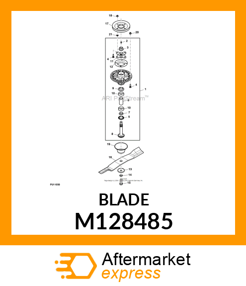 BLADE, CUTTING (60") M128485