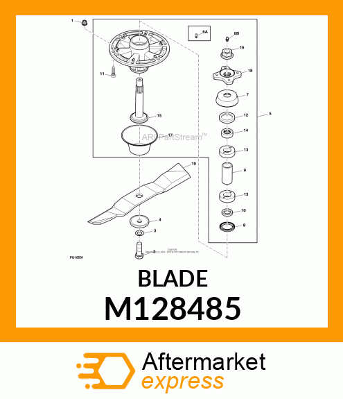 BLADE, CUTTING (60") M128485