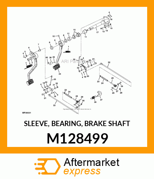 SLEEVE, BEARING, BRAKE SHAFT M128499