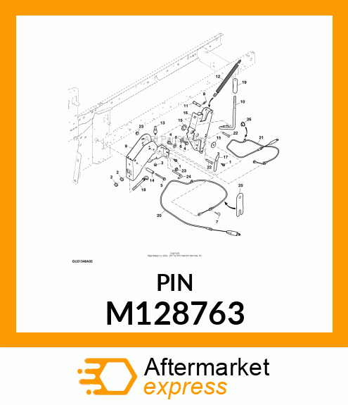 PIN FASTENER M128763