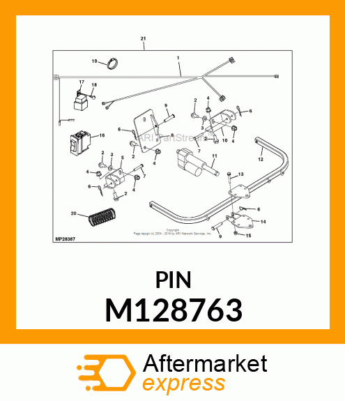 PIN FASTENER M128763