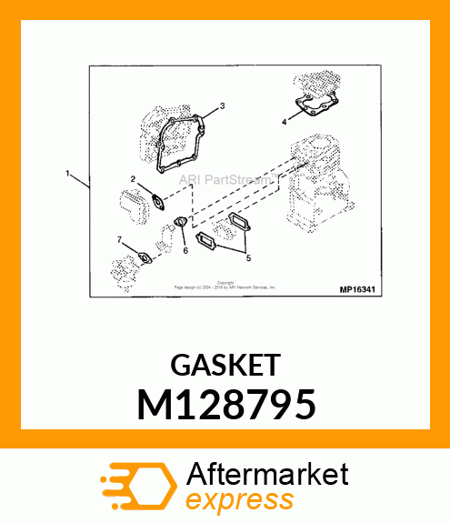 Engine Cylinder Head Gaske M128795
