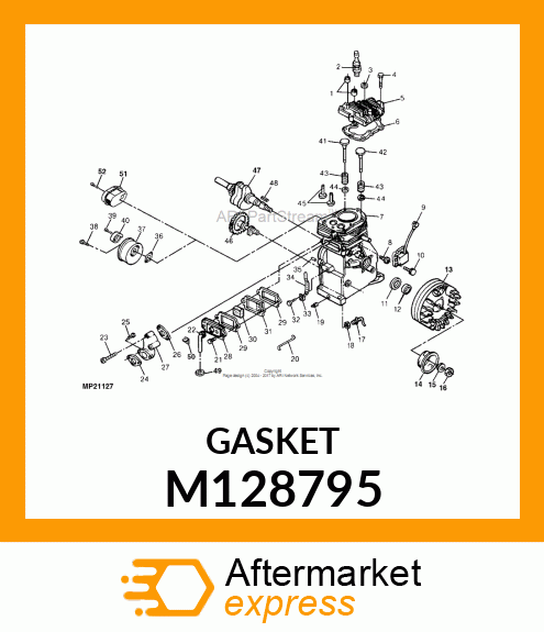 Engine Cylinder Head Gaske M128795