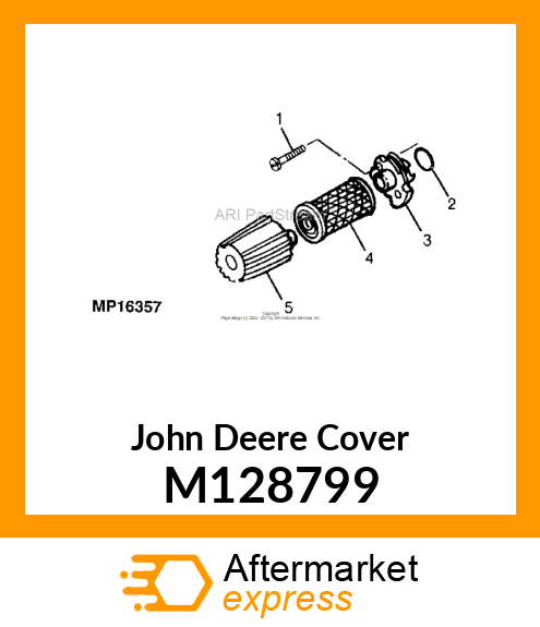 COVER, AIR CLEANER M128799