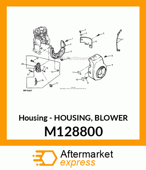 Housing M128800