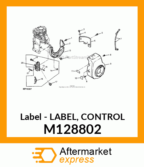 Label M128802