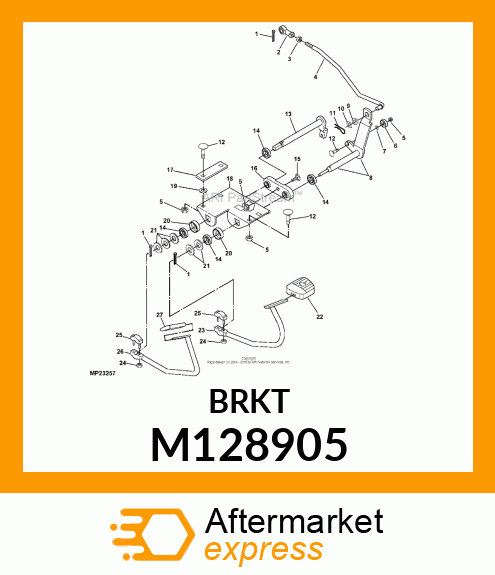 RETAINER, BEARING M128905