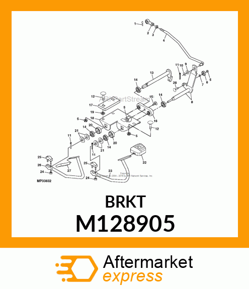 RETAINER, BEARING M128905