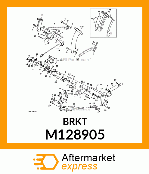 RETAINER, BEARING M128905