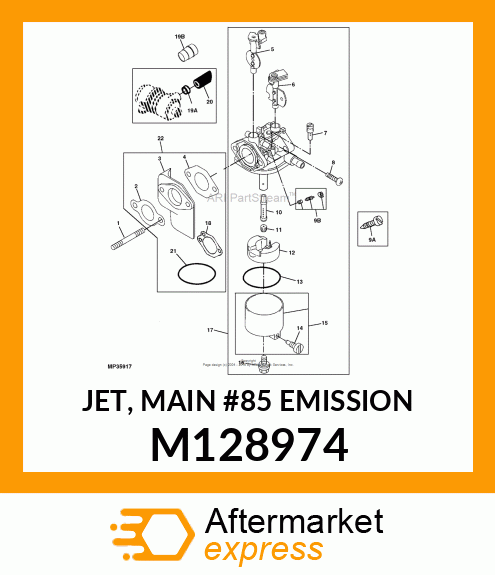 JET, MAIN #85 EMISSION M128974