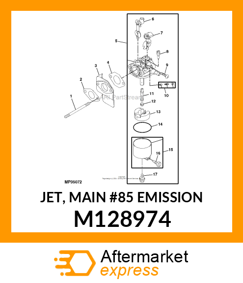 JET, MAIN #85 EMISSION M128974