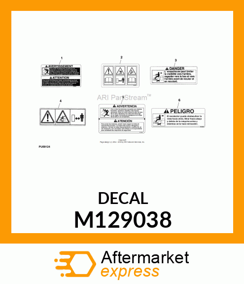 LABEL M129038