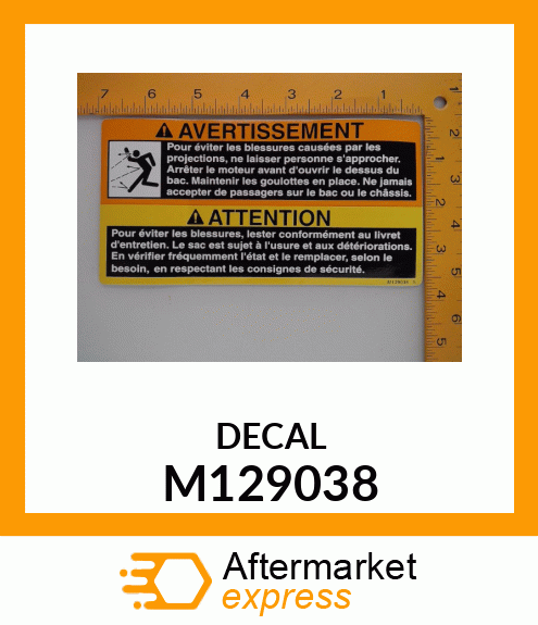 LABEL M129038