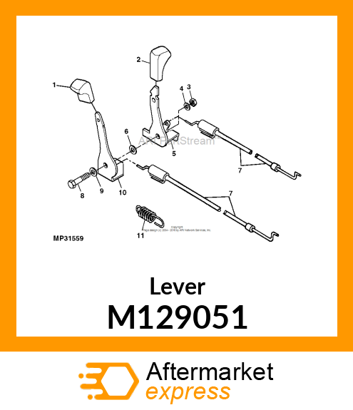 Lever M129051