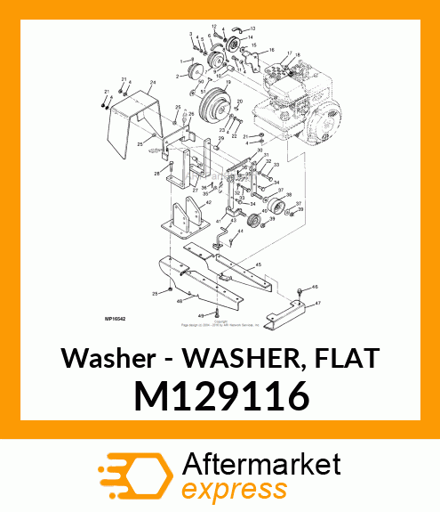 Washer Flat M129116