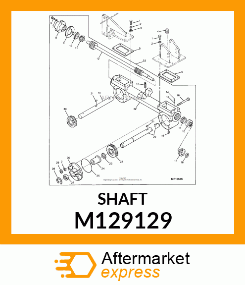 Shaft Wheel M129129