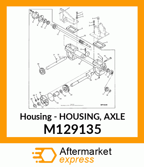 Housing Axle M129135